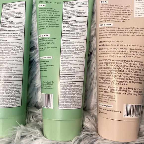 Skincare Versed Hydration 4 Piece Bundle Head to Toe - Picture 4 of 8